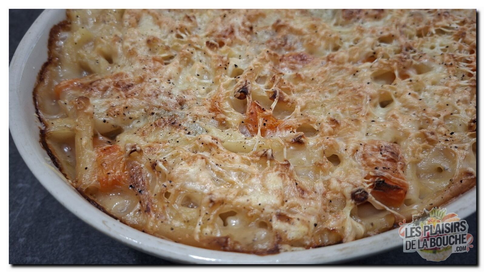 Gratin de pâtes au parfum de pot-au-feu