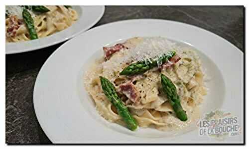 Tagliatelles aux asperges