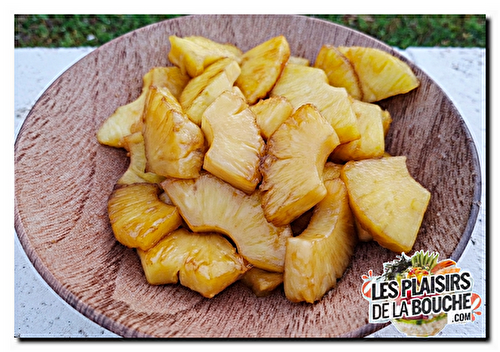 Ananas flambé au rhum