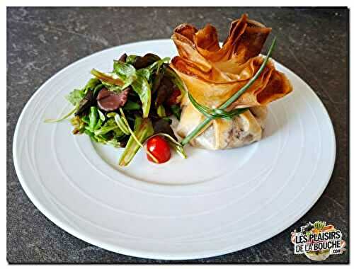 Aumônières au confit de canard