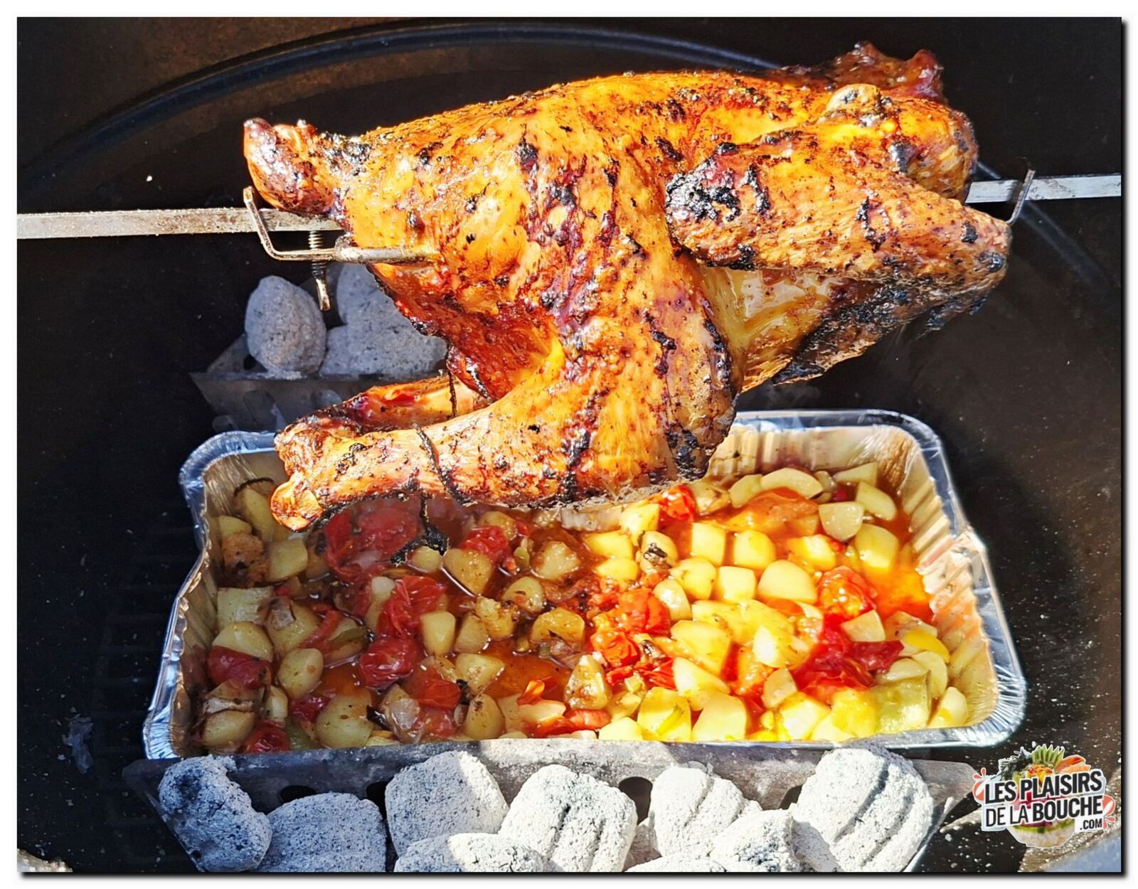 Marinade peau d'or pour un poulet à la broche