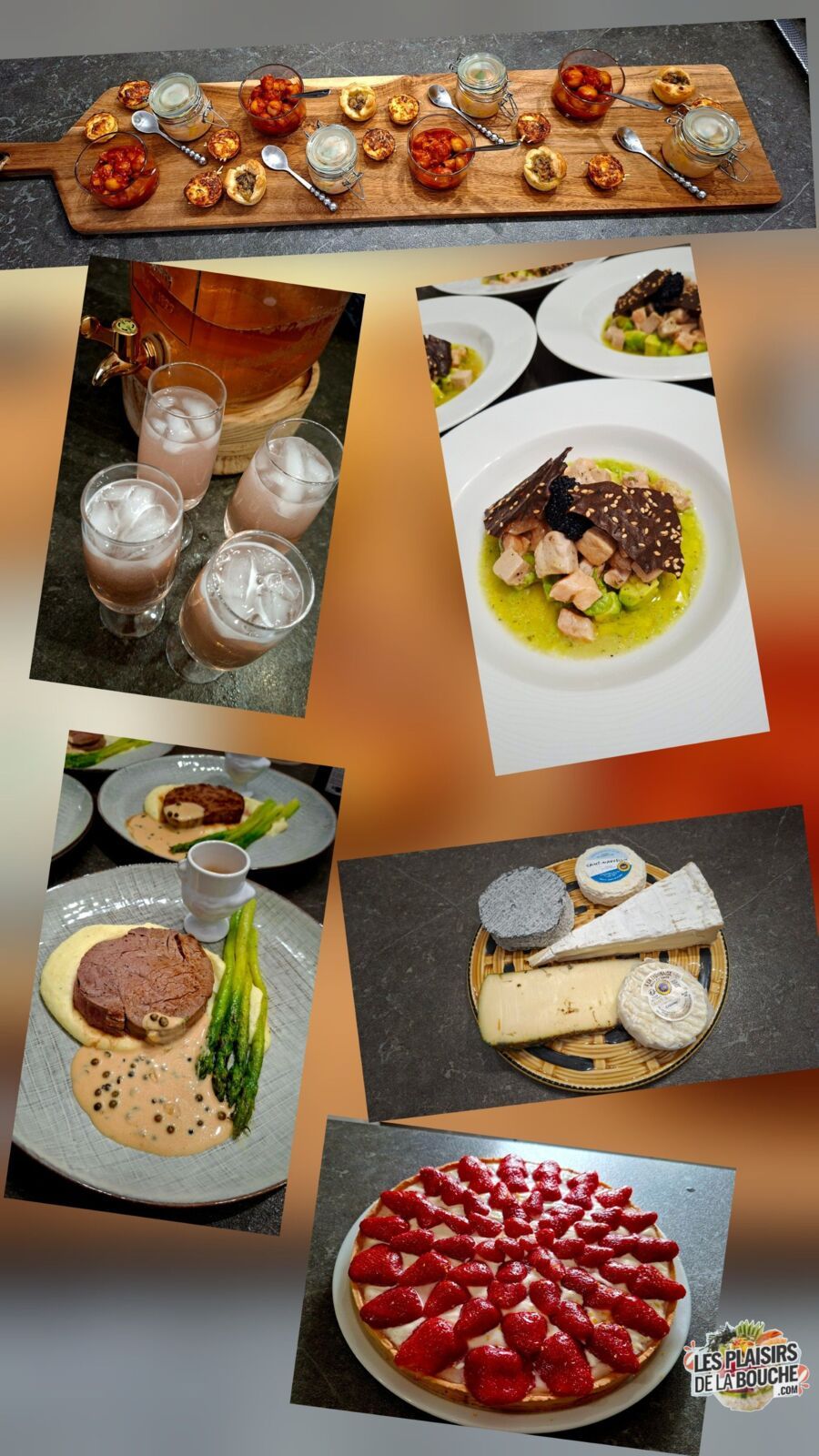 Menu complet entre amis du mois d'avril 2026