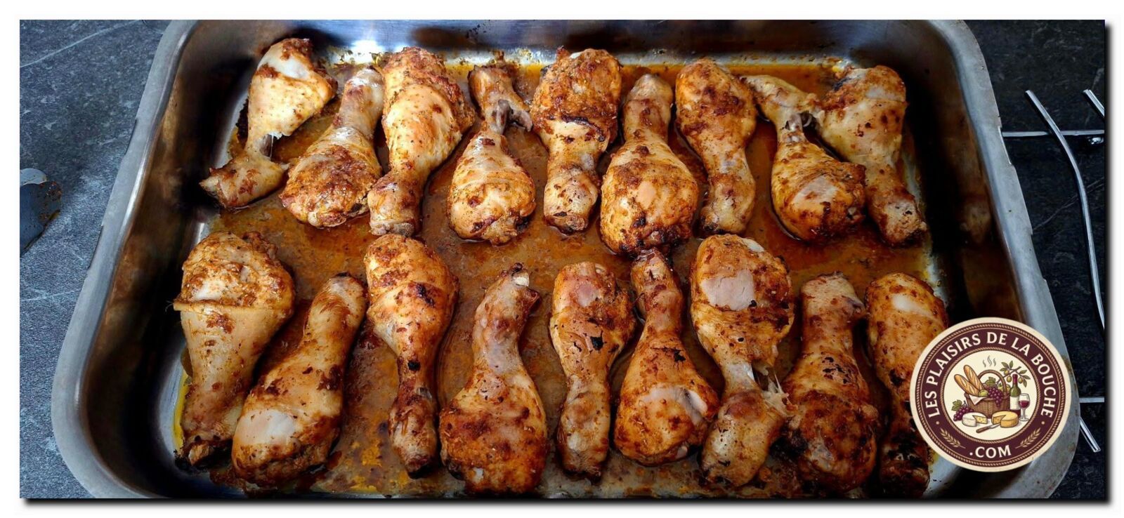 Pilons de poulet marinés à l'ail et au paprika fumé