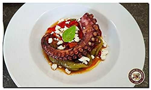Salade de poivron au poulpe