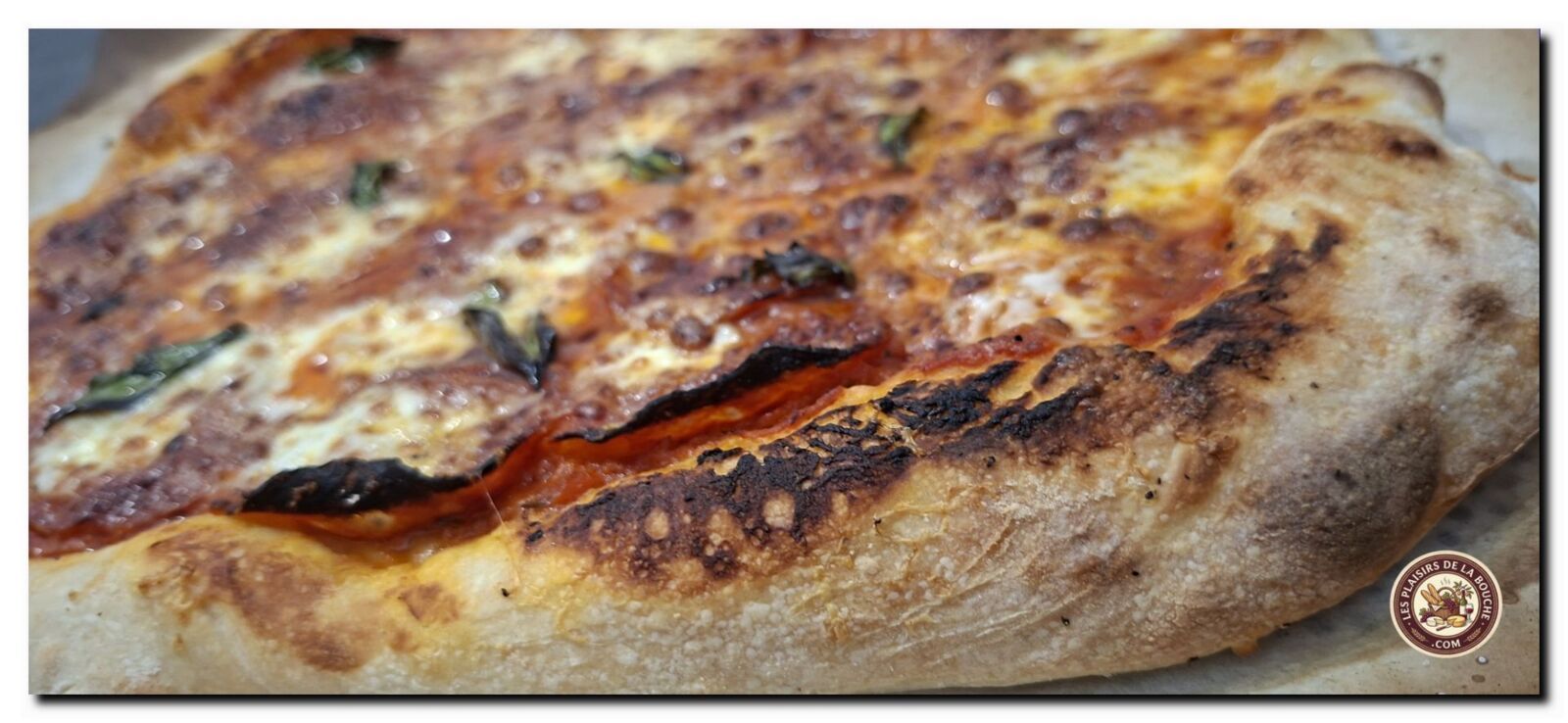 Pizza avec une pâte façon biga