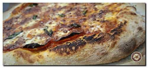 Pizza avec une pâte façon biga