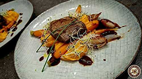 Pavé de bœuf aux légumes d'automne