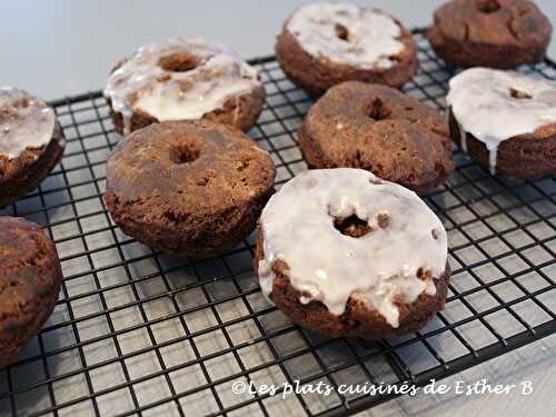 Beignes au chocolat, glacés au miel