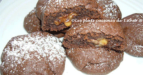 Biscuits au chocolat et au caramel fondant Caramilk