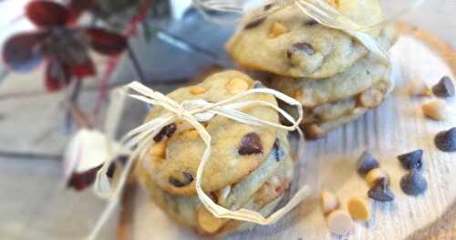 Biscuits aux bananes, chocolat et caramel