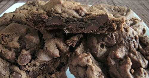 Biscuits géants au chocolat