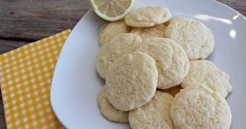 Biscuits tendres au citron
