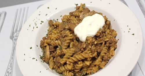 Boeuf Stroganoff tout-en-un 