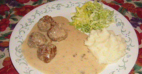 Boulettes de viande aux champignons