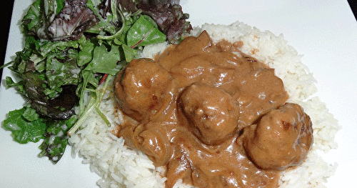 Boulettes façon Stroganoff