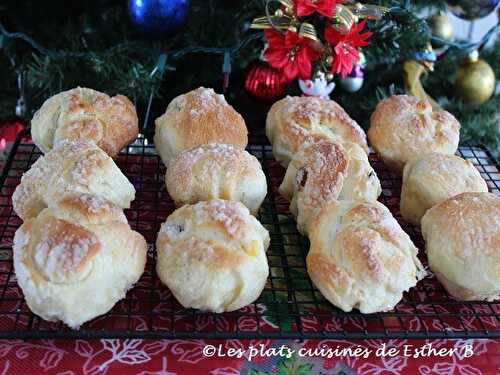 Brioches croustillantes au parfum de panettone