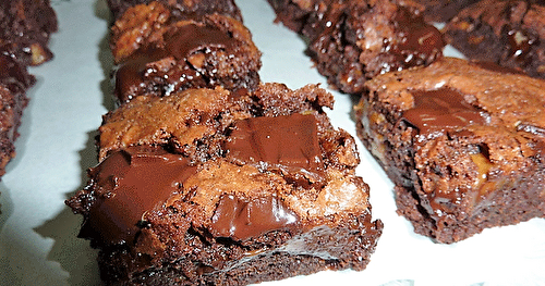 Brownies au caramel et aux pacanes