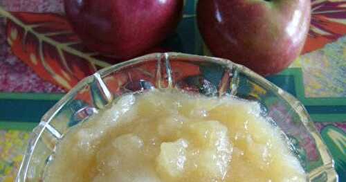 Compote de pommes au caramel