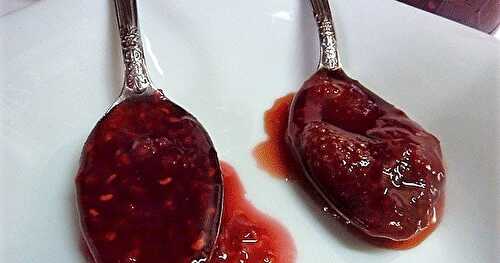 Confiture de fraises ou framboises au micro-ondes