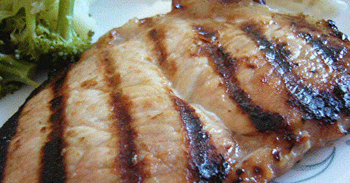 Côtelettes de porc marinées au sirop d'érable