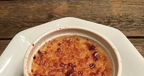 Crème brûlée à l’érable