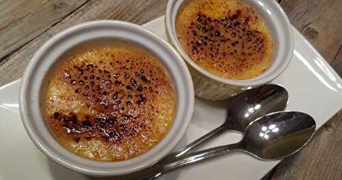     Crème brûlée à l'érable