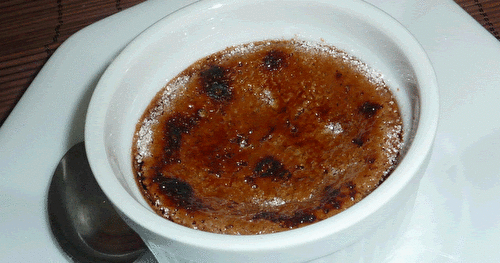 Crème brûlée au chocolat