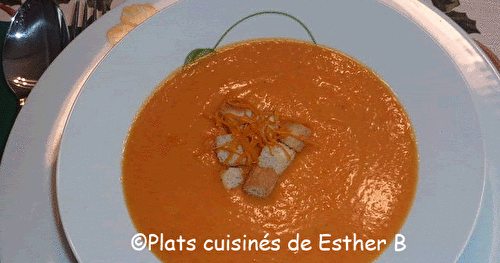 Crème de carottes