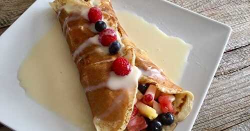 Crêpe aux fruits