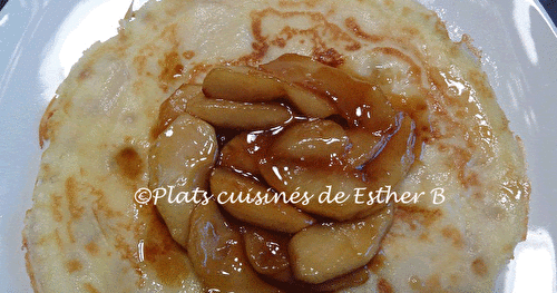 Crêpes tatin 