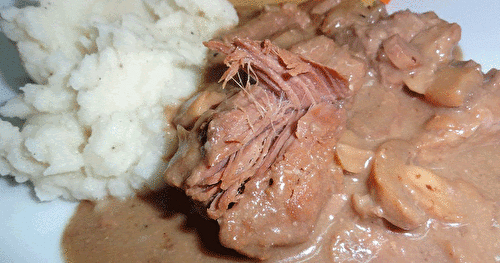 Cubes de boeuf aux champignons 