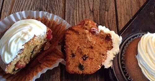 Cupcakes style  gâteau aux fruits 