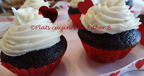 Cupcakes triple chocolat (Bonne St-Valentin!)
