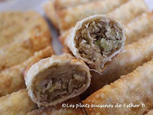 Egg rolls au poulet