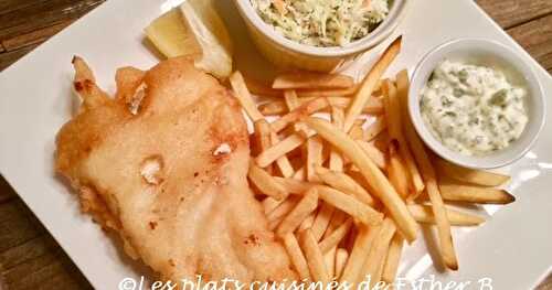 Fish and chips avec sauce tartare