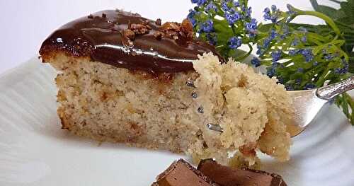 Gâteau aux bananes, glaçage aux barres Mars