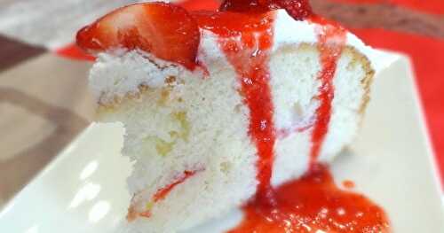 Gâteau blanc (pour shortcake aux fraises)