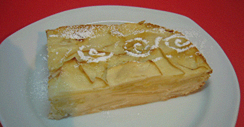 Gâteau invisible pommes et poires