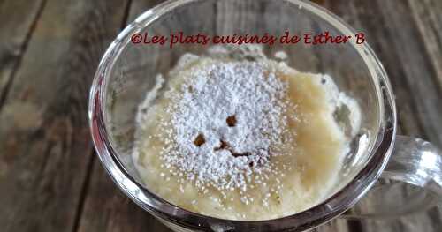 Gâteau pouding aux framboises pour 1 personne