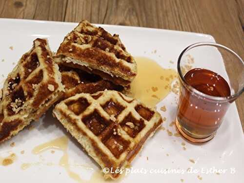 Gaufres liégeoises au sucre d’érable