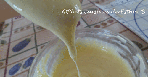 Lemon curd  (cossetarde au citron)