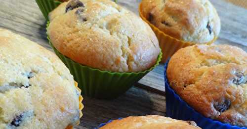 Les meilleurs muffins aux pépites de chocolat