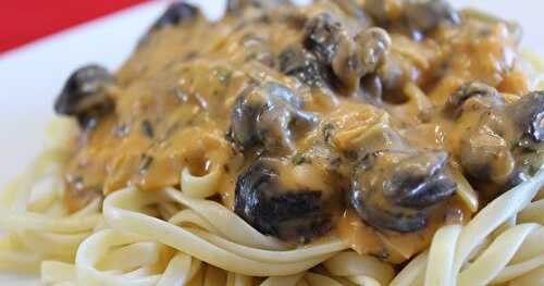 Linguine aux escargots, sauce rosée