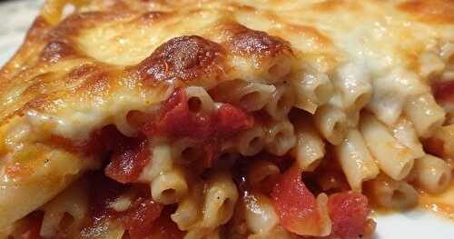 Macaroni long aux tomates