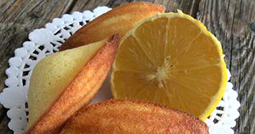 Madeleines au citron