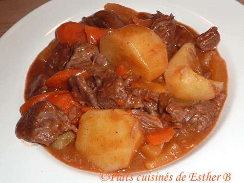 Mijoté de bœuf à l’érable et légumes du potager