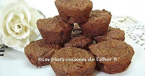 Mini brownies au chocolat