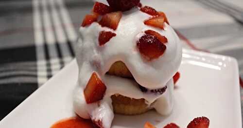 Mini shortcakes aux fraises