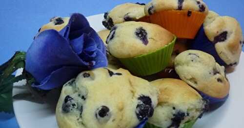 Minis muffins aux bleuets et au fromage à la crème