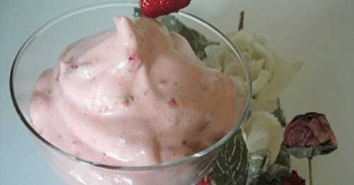 Mousse aux fraises